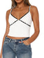 Lace Detail Contrast Trim Cami