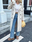 Double-Breasted Belted Trench Coat