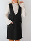 Sleeveless Knit Dress with Pockets