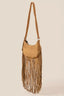 Fame Suede Fringe Crossbody Bag