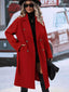Double-Breasted Lapel Collar Overcoat