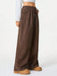 Wide Leg Drawstring Pants