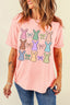 Dotty Bunny Bow Graphic Short Sleeve T-Shirt