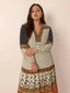 Plus Size Notched Balloon Sleeve Maxi Dress