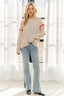 ADORA Stripe Accent Sweater Top