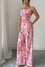 Paisley Print Wide Leg Jumpsuit