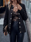 Solid Color Long Sleeve Outerwear