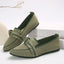 Point Toe Mesh Flat Slip-Ons