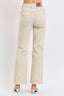 Judy Blue Full Size High Waist Distressed Wide Leg Jeans
