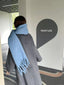 Solid Color Fringe Scarf