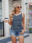 Striped Round Neck Tank