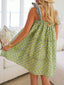 Floral Print Tie Shoulder Summer Dress