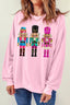 Nutcracker Round Neck Long Sleeve Sweatshirt