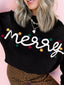 Merry Round Neck Christmas Sweater