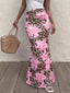 Leopard Print Bodycon Maxi Skirt