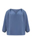 Plus Size V-Neck Long Sleeve Blouse
