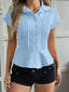 Short Sleeve Button-Up Shirt