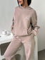 Dropped Shoulder Hoodie and Pants Set