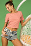 BiBi Rib Knit with Back Cross and Tied Detailed Top