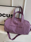 Solid Color Lightweight Travel Duffel Bag