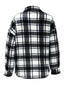 Plaid Button-Up Jacket