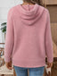 Long Sleeve Drawstring Hooded Sweater