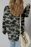 Camouflage Long Sleeve Sweatshirt with Relaxed Fit