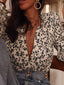 Floral Print Long Sleeve Button-Down Shirt