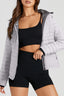 Turtleneck Zip Up Long Sleeve Jacket