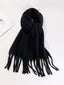 Fringe Solid Color Scarf