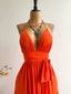 Halter Neck Tiered Dress