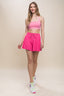 Love Tree Two In One Drawstring Active Shorts