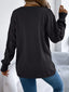 Openwork Open Front Long Sleeve Cardigan