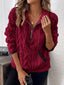 Half Zip Long Sleeve Sweatshirt