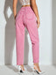 High-Waisted Wash Straight Leg Jeans