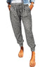 Leopard Pocketed Long Pants