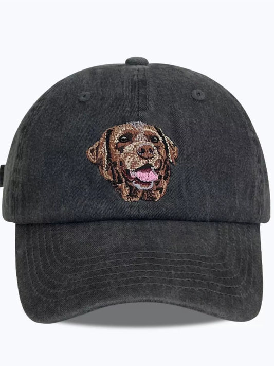 Dog Washed Baseball Cap