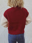 Cable-Knit Contrast Zip-Up Cardigan