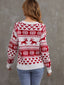 Christmas Theme Round Neck Sweater