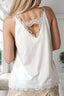 Lace Detail V-Neck Tank