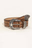 Patterned PU Leather Belt