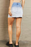 BAYEAS High Waisted Asymmetrical Ombre Mini Skirt