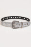 Grommet PU Leather Belt