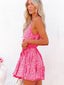 Printed Sleeveless Mini Dress