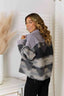 Geometric Raw Hem Collared Jacket