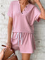 Decorative Button Top and Shorts Set