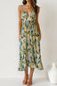 Tied Printed Sleeveless Cami Dress