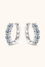 2.4 Carat Moissanite Huggie Earrings