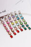 Geometrical Shape Resin Dangle Earrings