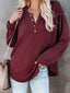 Buttoned Drop Shoulder Top